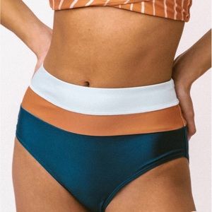 Nani Swimwear Flow Colorblock Swim Bottoms Size Medium